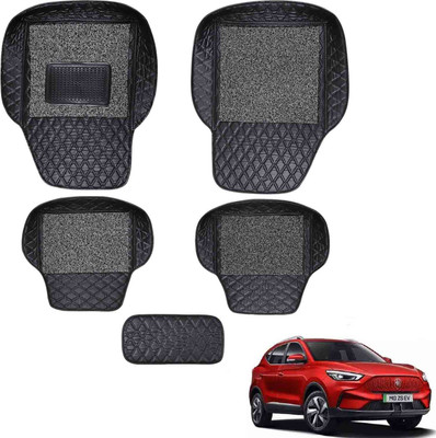 Footsace EVA, PVC, Sponge, Silicone 7D Mat For  MG ZS EV(Black)