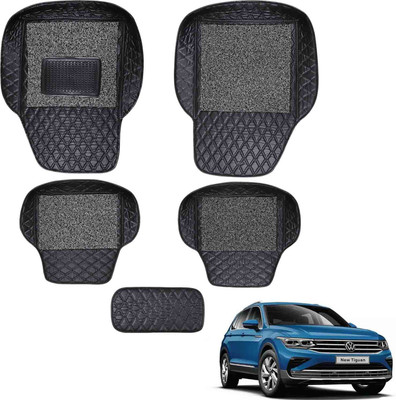 Footsace EVA, PVC, Sponge, Silicone 7D Mat For  Volkswagen Tiguan(Black)
