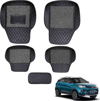 Footsace EVA, PVC, Sponge, Silicone 7D Mat For  Tata Nexon EV(Black)