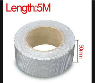 PRATYANG SINGLE desktop Dispenser Leak Proof Repair Tape (Manual)(Set of 1, Silver)