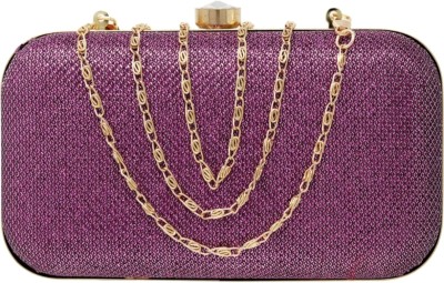 RAPID COSTORE Casual, Formal, Party, Sports Purple  Clutch