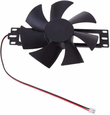 DHRUV-PRO DV 18V Plastic Cooling Fan for Induction Cooker Cooling Fan All in one Cooler(Black)