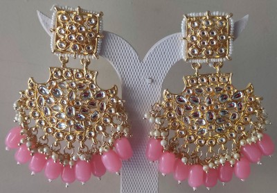 V FASHION JEWELLERY V FASHION KUNDAN EARNING SET FOR WOMEN Alloy Earring Set