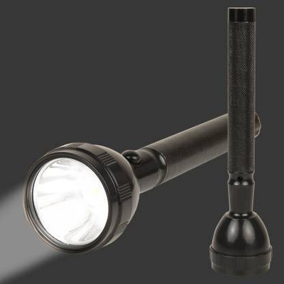 ECOSKY 50W TORCH L-1000X HI WATT LONG Range Beam 2 Mode Rechargeable Battery 6 hrs Torch Emergency Light(Black)