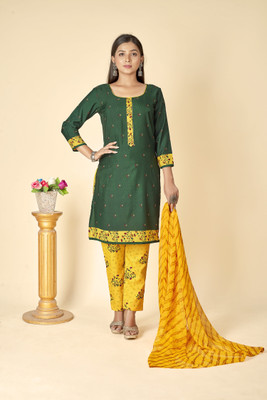 ANAND Crepe Printed Salwar Suit Material
