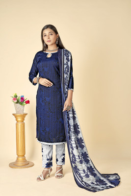 ANAND Crepe Printed Salwar Suit Material