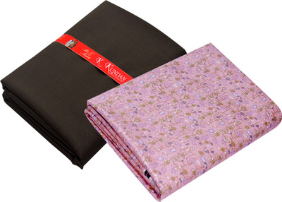 KUNDAN SULZ GWALIOR Polycotton Self Design Shirt & Trouser Fabric