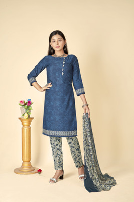 ANAND Crepe Printed Salwar Suit Material