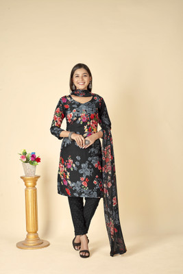 ANAND Crepe Printed Salwar Suit Material