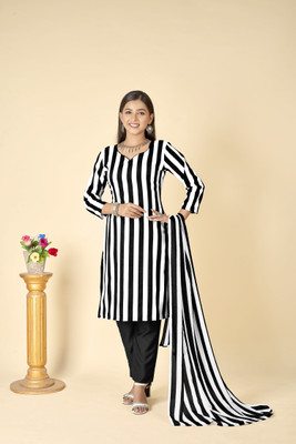 ANAND Crepe Printed Salwar Suit Material