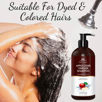 INTIMIFY Apple Cider Vinegar Shampoo Restores Shine & Smoothness Hair Growth Hair Shampoo(200 ml)