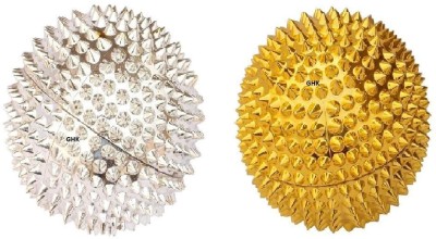 Aravli Needle Ball Massager Acupressure Magnetic Needle Ball Massager(Pack of 2,Golden-Silver) Massager(Multicolor)