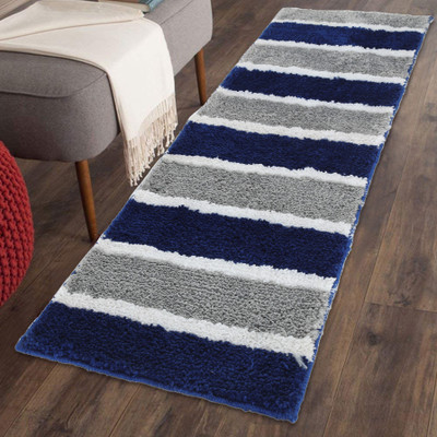Geeta Enterprise Polyester Door Mat(Blue, Extra Large)