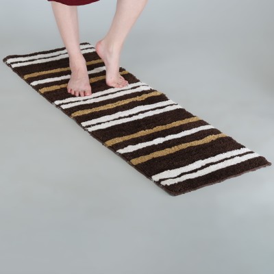 KALYAN GLOBAL Polyester Floor Mat(Chocolate, Extra Large)