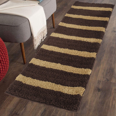 Geeta Enterprise Polyester Door Mat(Chocolate, Extra Large)