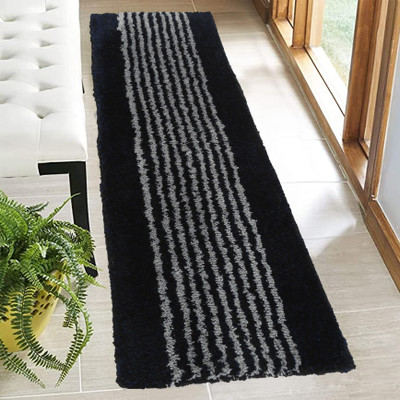 Geeta Enterprise Polyester Door Mat(Black, Extra Large)