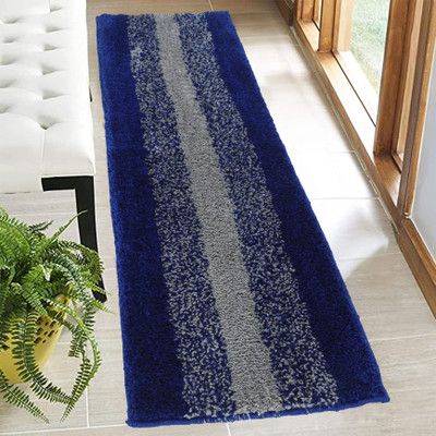 Geeta Enterprise Polyester Door Mat(Blue, Extra Large)