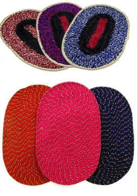 Rylie Cotton, Polyester Floor Mat(Multicolor, Medium, Pack of 6)