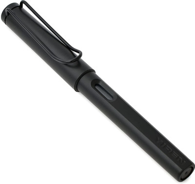 Levin Matte Black Forest fountain Pen Fine Nib Classic Design with Converter Fountain Pen(Ink Color - Black)