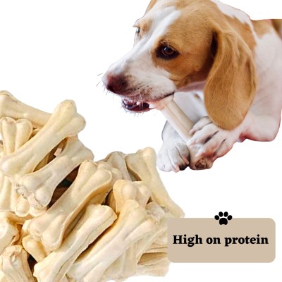 Foodie Puppies 4inch Dog Chew Rawhide Bone Chicken 1 kg (25x0.04 kg) Dry Adult, New Born, Senior, Young Dog Food