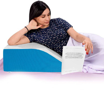 UNBEAT Memory Foam Solid Sleeping Pillow Pack of 1(White)
