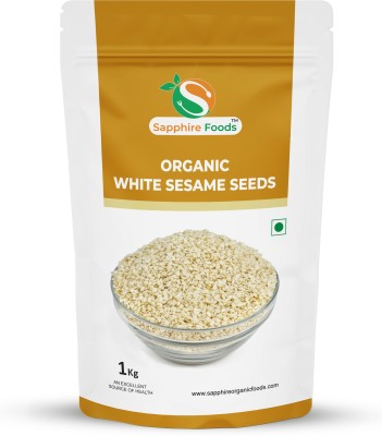 Sapphire Foods Organic White Sesame Seeds White Sesame Seeds(1 kg)