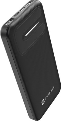 Portronics 10000 mAh Power Bank (12 W, Fast Charging)(Black, Lithium Polymer)