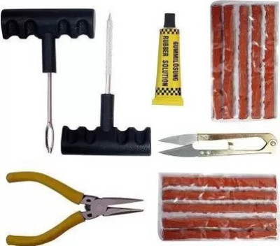 SRPHERE Tubeless Tyre Full Set for Car & Bike Tubeless Tyre Puncture Repair Kit