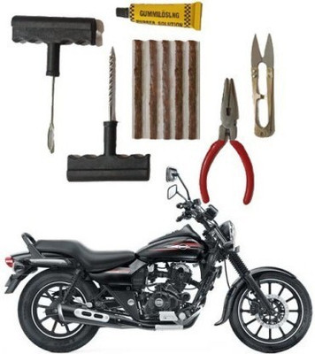 SRPHERE Tire Puncture Repair Tool Ket For Bajaj Avenger Tubeless Tyre Puncture Repair Kit
