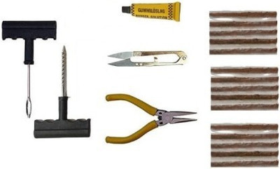 AutoGnix Puncture Full Kit For Ford cars Tubeless Tyre Puncture Repair Kit