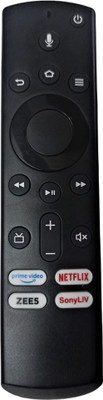 Ehop Compatible remote Control for Smart tv with Netflix Function Onida Remote Controller(Black)