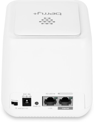BerryPlus Freedom AC1200 1200 Mbps 4G Router (White, Dual Band)