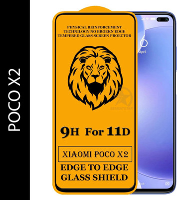 M Technologies Edge To Edge Tempered Glass for POCO X2(Pack of 1)