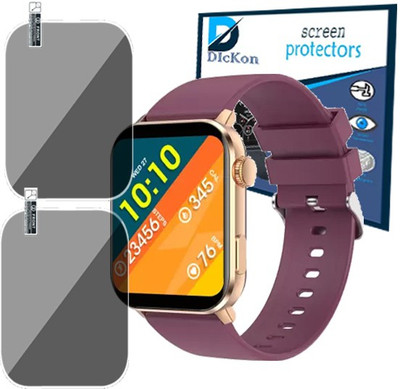 DDICKON Screen Guard for Fire-Boltt Ninja Bell Smartwatch Glass(Pack of 2)