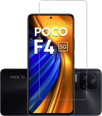 Chronic Tempered Glass Guard for Poco F4 5G, Poco F4 5G, poco f4 5g, poco f4 5g(Pack of 1)