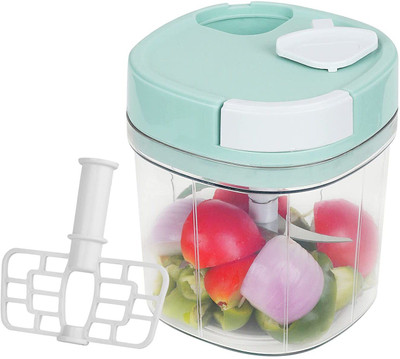 Midox 2 in 1 Mini Chopper with Dori Vegetable Chopper, Grinder Mixer 1000 ML Green Vegetable & Fruit Grater & Slicer(1)
