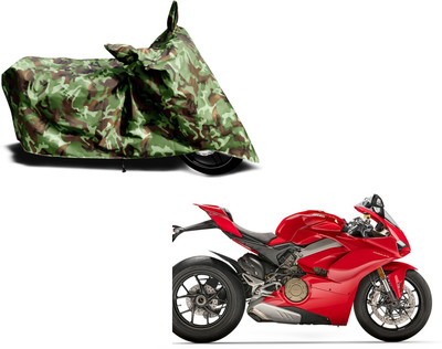 Automotive Circle Waterproof Two Wheeler Cover for Ducati(Pantero, Blue, Multicolor)
