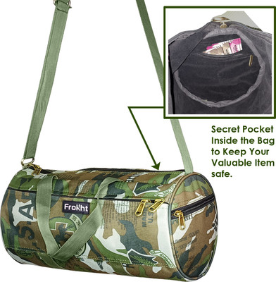 frokht ™ Jungle Print Gym Bag for Women and Men Duffel Bag Business Travel(Multicolor, Kit Bag)