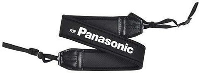 mik Neck/Shoulder Load Bearing Neoprene Elastic Belt for PANASONIC DSLR, SLR Strap(Black)