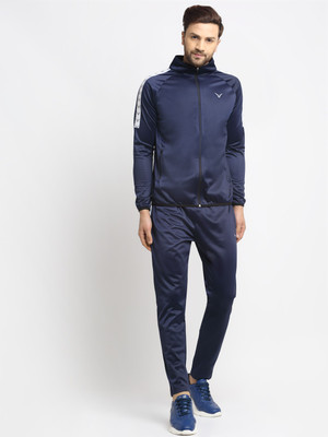 Invincible Solid Men Track Suit