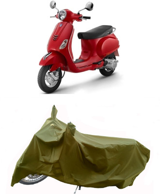 Wegather Two Wheeler Cover for Piaggio(Vespa LX 125, Green)