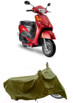 Wegather Two Wheeler Cover for Indus(Yo EXL, Green)