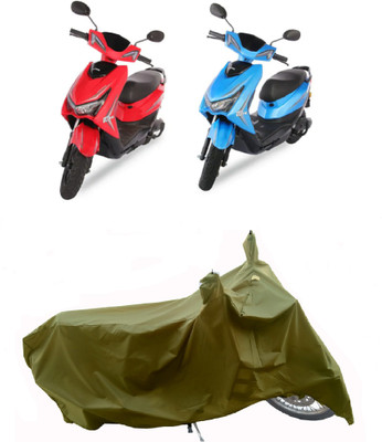 Wegather Two Wheeler Cover for Ampere(Reo Elite, Green)