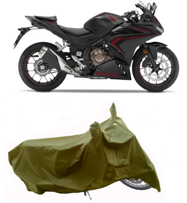 Wegather Two Wheeler Cover for Honda(CBR500R BS6, Green)