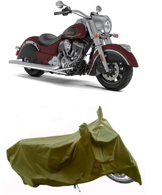 Wegather Two Wheeler Cover for Indian(Chief Classic, Green)