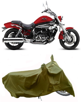 Wegather Two Wheeler Cover for Hyosung(Aquila Pro 650, Green)
