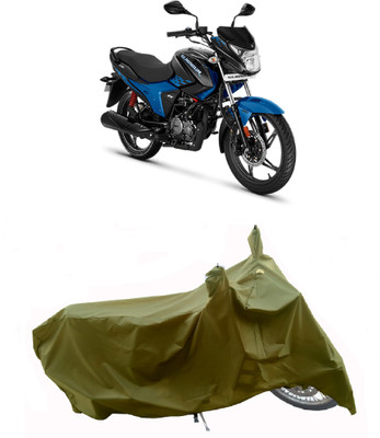 Wegather Two Wheeler Cover for Hero(Glamour BS6, Green)