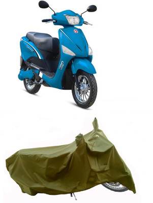 Wegather Two Wheeler Cover for Hero Electric(Electric Optima HS500 ER BS6, Green)