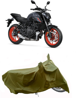 Wegather Two Wheeler Cover for Yamaha(MT 07, Green)