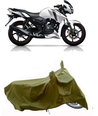 Wegather Two Wheeler Cover for TVS(Apache 150, Green)